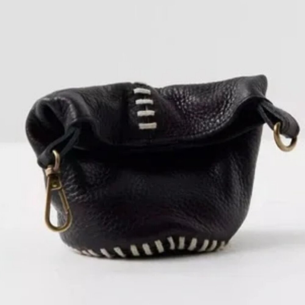 NWOT Free People Roll Top Mini Clip Bag - Picture 3 of 4